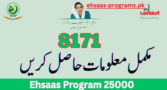 8171 Ehsaas Program 25000 BISP CNIC Check Online [2023]