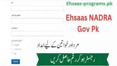 Ehsaas NADRA Gov PK Portal 8171 for Online Registration