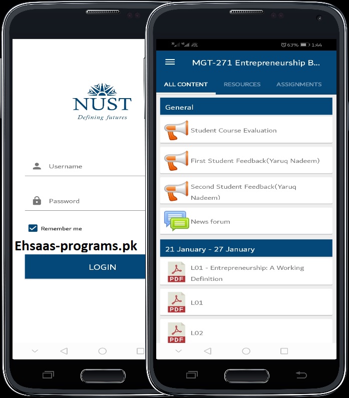 LMS NUST Login Portal - Login to the Site Ι Complete Method