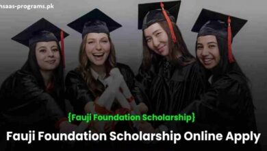 Fauji Foundation Scholarship for Undergraduate Students 2024