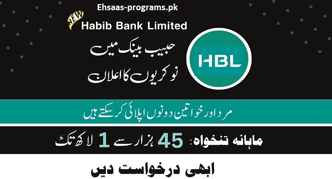 HBL Jobs Online Apply 2024 for Males & Females (All Pakistan)