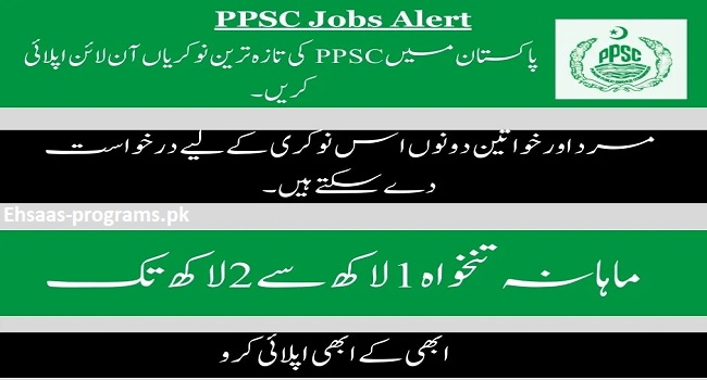 PPSC Jobs Apply Online 2024 Advertisement - New Vacancies