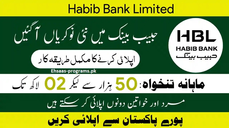 HBL Jobs Online Apply 2024 for Males & Females (All Pakistan)