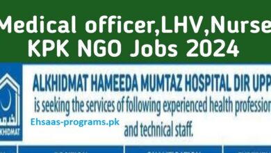 Medical Officer Job in NGO in Pakistan 2024 Urgent Apply Online