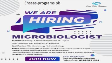 Medical Microbiology jobs in Karachi 2024 Apply Online - Urgent!