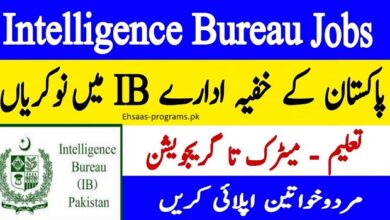 NTS IB JOBS 2024 [Intelligence Bureau] in Pakistan Apply Online