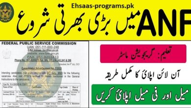 ANF Jobs 2024 Advertisement Online Apply from All Over Pakistan