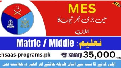 MES Jobs Online Apply 2024 Advertisement in Pakistan