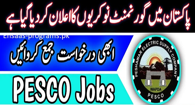 PESCO Jobs 2024 Online Apply in Peshawar, Pakistan