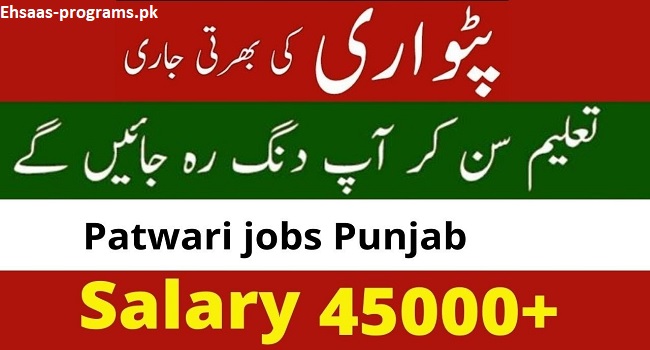 Patwari Jobs in Punjab 2024 Application Form - Apply Online 