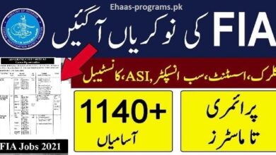 Jobs FIA GOV PK 2024 Latest Advertisement Online Apply