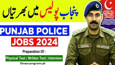 SUB Inspector Jobs in Punjab Police 2024 Apply Now