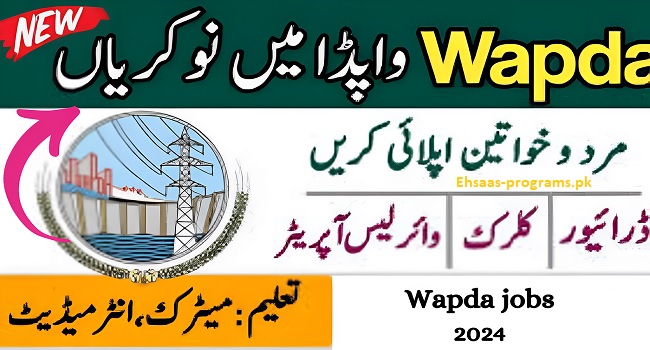 Wapda Jobs Online Apply 2024 Advertisement Application Form