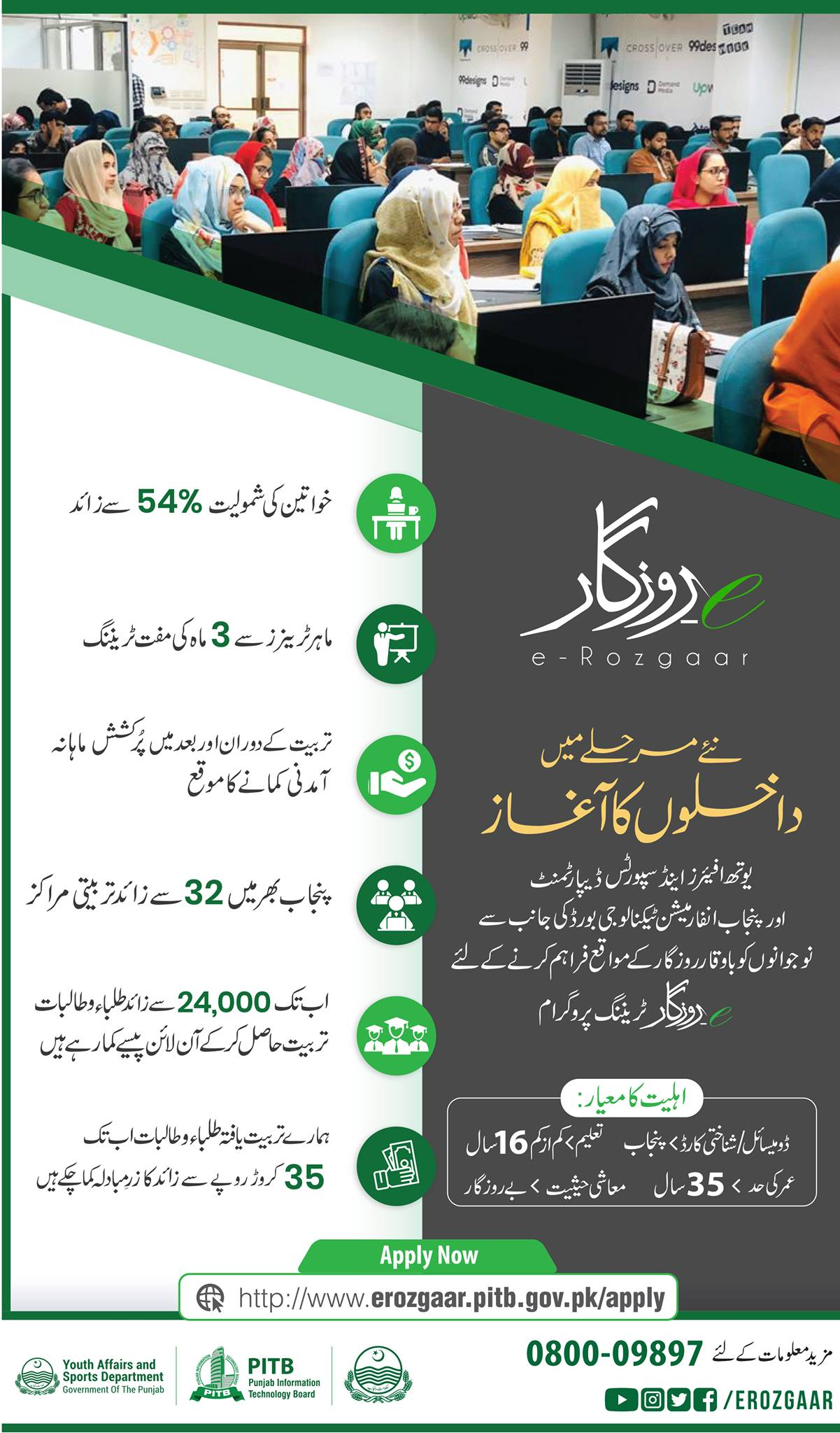 e-Rozgaar Freelancing Training Program - Register Now [2025]