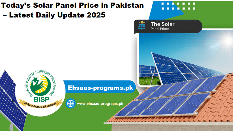 Today’s Solar Panel Price in Pakistan – June 2025 [Latest Updates]